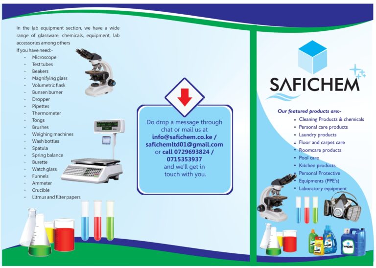 Laboratory Equipment Supplier in Kenya Safichem